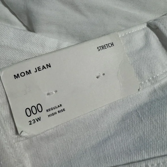 AE American Eagle skinny white jeans size 000. Mom jeans - Picture 4 of 6